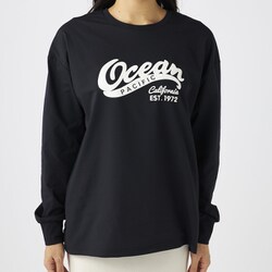Ocean Pacific レディス 長袖 UVTシャツ ブラック Lサイズ 524458