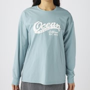Ocean Pacific レディス 長袖 UVTシャツ サックス XLサイズ 524458