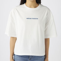 Ocean Pacific レディス 半袖 UVTシャツ ホワイト Mサイズ 524464