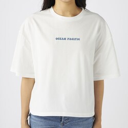 Ocean Pacific レディス 半袖 UVTシャツ ホワイト Lサイズ 524464