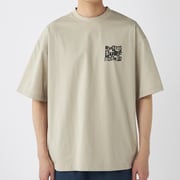 914465 [RUSTY メンズ 半袖 UVTシャツ ベージュ Lサイズ]