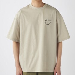 914473 [RUSTY メンズ 半袖 UVTシャツ ベージュ Mサイズ]