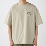 914473 [RUSTY メンズ 半袖 UVTシャツ ベージュ Lサイズ]