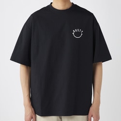 914473 [RUSTY メンズ 半袖 UVTシャツ ブラック Mサイズ]