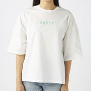 RUSTY レディス 半袖 UVTシャツ ホワイト XLサイズ 924465