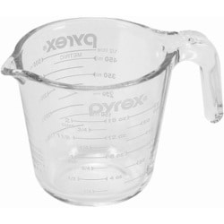 PYREX パイレックス メジャーカップ 500ml 耐熱ガラス オーブン対応 電子レンジ対応 食洗機対応 冷凍庫対応 ホワイト CP-8651