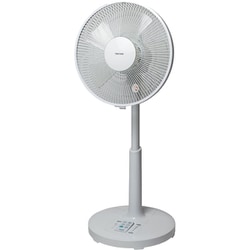 リビング扇風機 DCモーター搭載 リモコン付き ホワイト KI-327DC（W）
