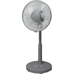 リビング扇風機 DCモーター搭載 リモコン付き グレー KI-327DC（G）