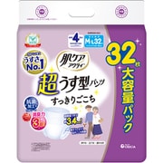 肌ケア アクティ 大人用おむつ 超うす型スリムパンツ 4回分吸収 M-L 32枚