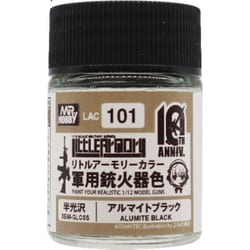 LAC101 リトルアーモリー 10th Anniv.カラー 18ml アルマイトブラック [プラモデル塗料]