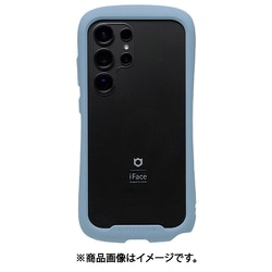 Galaxy S24 Ultra用 iFace Reflection 強化ガラスクリアケース ペールブルー 41-972731