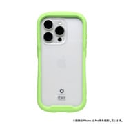 41-975084 [iPhone 15用 iFace Reflection 強化ガラスクリアケース ライムグリーン]