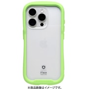 41-975114 [iPhone 15 Pro用 iFace Reflection 強化ガラスクリアケース ライムグリーン]