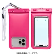 566-974834 [DIVAID フローティング防水ケース ワイドサイズ ショルダーストラップ ピンク・ネオン]