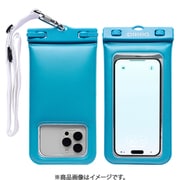 566-974872 [DIVAID フローティング防水ケース ワイドサイズ ショルダーストラップ ブルー・ネオン]