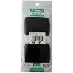 IK30/60 [家庭糸 ホームソーイング用 メンカード 細口 黒 60m 2個入り]