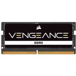 VENGEANCE DDR5 SODIMM 16GB （16GBx1） DDR5-5200 （PC5-41600） CL44/1.1V XMP3.0 Black CMSX16GX5M1A5200C44