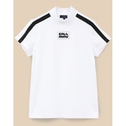 CWA24L C24134202 1030 WH L [ゴルフシャツ レディース ストレッチ天竺 半袖モックネックシャツ Lサイズ ホワイト]