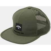 CWA24M C24191111 1180 [ゴルフキャップ メンズ パンチングフラットキャップ フリーサイズ カーキ]