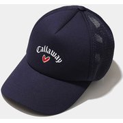 CWA24M C24191206 1120 [ゴルフキャップ レディース ラブキャロウェイ ポニーテールメッシュキャップ フリーサイズ ネイビー]