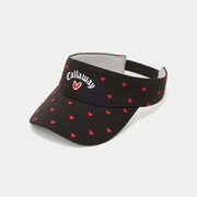 CWA24L C24191208 1010 [ゴルフバイザー レディース ラブキャロウェイ バイザー フリーサイズ ブラック]