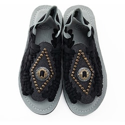 レザーサンダル chubasco-concho-m AZTEC CONCHO（アズテック コンチョ） CH011 BLACK/DENIM（AC2101U） US8/26.0cm [サンダル メンズ]