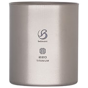 チタンスタッキングダブルマグカップ Hitoe220 マグカップ BM-530
