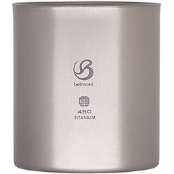 チタンスタッキングダブルマグカップ Hitoe450 マグカップ BM-532
