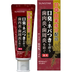 サンスター 薬用塩ハミガキ 85g [歯磨き粉 医薬部外品 歯周病予防]