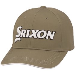10351979 SMH3130X [ゴルフキャップ メンズ SRIXON キャップ フリーサイズ（56～60cm） ベルト式 カーキ]