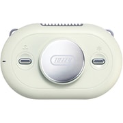 首掛けファン ひんやりハンズフリーファン 充電式 風量切替3段階 アッシュホワイト FN16-AW