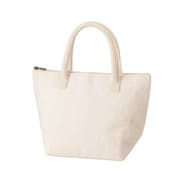 TR-1222-044 [ジュート保冷ランチトート 約縦12cm×横30cm×高さ20cm 約4L ナチュラルホワイト]
