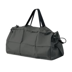 パタント デイリーバッグ 約横55.5cm×高さ19cm 約12L チャコールブラック MO-1126-009