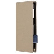 Galaxy S24用 薄型・軽量 PUレザー手帳ケース Twoal W ベージュ LN-24SG1BLP2BG