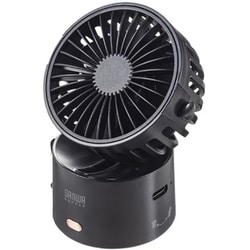 4WAY USB扇風機 USB充電式 USB-TOY101BK