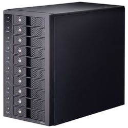 センチュリー、ISスイッチ付きの10台搭載可能なHDDケース - 価格.com