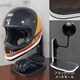 ヘルメットスタンド ブラックウッド※ツヤ メッキモール D-2277