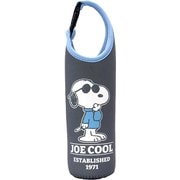 キャラクターグッズ 199591-24 PEANUTS ペットボトルカバー600 スヌーピー サックスブルー ジョー・クール グレイ