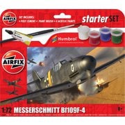 X55014 1/72 メッサーシュミット Bf109F-4 スターターセット [組立式プラスチックモデル]