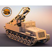 PD72358 1/72 日・試製四式重迫撃砲（ハト車） [組立式プラスチックモデル]