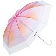 子供用傘 ビニール傘 空色アンブレラ 55cm 手開き式 ピンク WKPT55-001-205PK