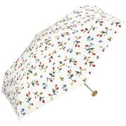 折りたたみ傘 晴雨兼用 ストロベリーガーデン ミニ 53cm 手開き式 紫外線防止効果 オフ(オフホワイト) 3316-304-002OF