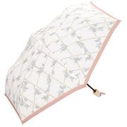 折りたたみ傘 晴雨兼用 バード&クロス ミニ 50cm 手開き式 紫外線防止効果 オフ(オフホワイト) 6679-014-002OF