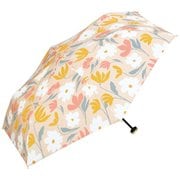 折りたたみ傘 晴雨兼用 ポルク ミニ 50cm 手開き式 紫外線防止効果 ベージュ 7348-114-002BE