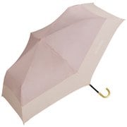 折りたたみ傘 晴雨兼用 切り継ぎプレーン ミニ 49cm 手開き式 紫外線防止効果 ピンク 9095-014-002PK
