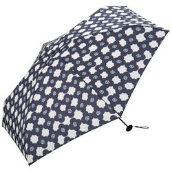 折りたたみ傘 晴雨兼用 ベビーアンブレラ 50cm 手開き式 紫外線防止効果 カメリア ネイビー CO02-9088-002