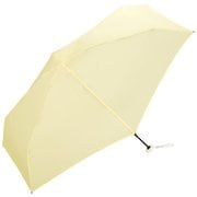 折りたたみ傘 晴雨兼用 ベビーアンブレラ ソリッド 50cm 手開き式 紫外線防止効果 シトロン イエロー CO03-001-002