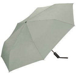 折りたたみ傘 晴雨兼用 UNISEX AUTOMATIC FOLD ミニ 62cm 自動開閉式 紫外線防止効果 グリーン UX011-001-002GR