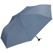 折りたたみ傘 晴雨兼用 UNISEX AIR-LIGHT LARGE FOLD ミニ 61cm 手開き式 紫外線防止効果 ブルーグレー 軽量UX012-001-002BG