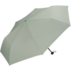 折りたたみ傘 晴雨兼用 UNISEX AIR-LIGHT LARGE FOLD ミニ 61cm 手開き式 紫外線防止効果 グリーン 軽量UX012-001-002GR